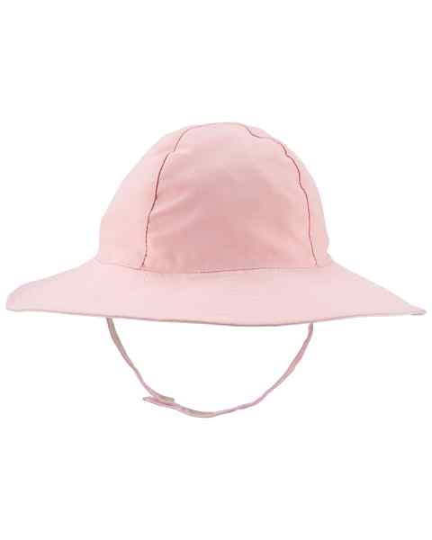 Carter s Baby Girls Reversible Sun Hat 1224 White Pink